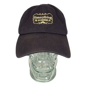 KBETHOS Hennything Is Possible Black Gold Embroidered Baseball Cap Dad Hat